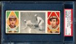 1912 T202 Hassan Triple Folder- “A Close Play at Home Plate” LaPorte/ RJ Wallace- PSA Poor 1