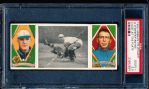 1912 T202 Hassan Triple Folder- “Close at the Plate”- Fred Payne/ G.H. White (White Sox) - PSA Good+ 2.5 