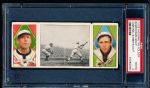 1912 T202 Hassan Triple Folder- “Hartsel Strikes Out”- Gray / Groom- PSA Good 2