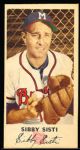 1954 Johnston Cookies- #13 Sibby Sisti, Braves