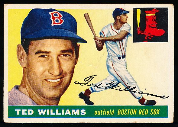 1955 Topps Bb- #2 Ted Williams, Red Sox
