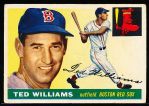 1955 Topps Bb- #2 Ted Williams, Red Sox