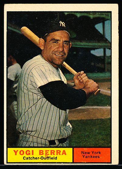 1961 Topps Bb- #425 Yogi Berra, Yankees