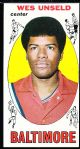 1969-70 T Bask- #56 Wes Unseld RC