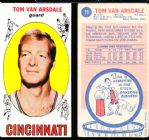 1969-70 T Bask- #79 Tom Van Arsdale RC- 2 Cards