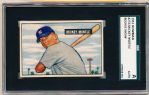 1951 Bowman Baseball- #253 Mickey Mantle RC- SGC A (Auth)