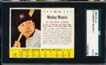 1963 Jello Baseball- # 15 Mickey Mantle, Yankees- SGC A (Authentic)