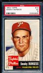 1953 Topps Baseball- #10 Smoky Burgess, Phillies- PSA Ex 5