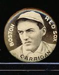 1910-12 P2 Sweet Caporal Baseball Pin- Carrigan, Boston Red Sox