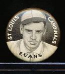 1910-12 P2 Sweet Caporal Baseball Pin- Steve Evans, St. Louis Cardinals