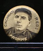 1910-12 P2 Sweet Caporal Baseball Pin- Art Fromme, Reds