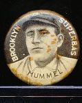 1910-12 P2 Sweet Caporal Baseball Pin- John Hummel, Brooklyn