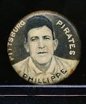 1910-12 P2 Sweet Caporal Baseball Pin- Phillippe, Pirates