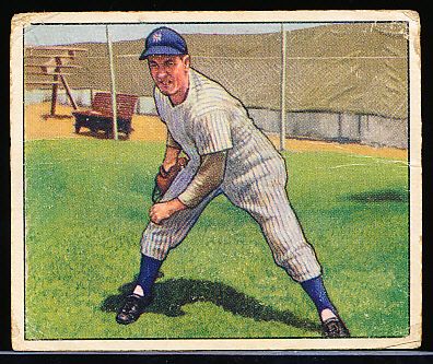 1950 Bowman Bb- #12 Joe Page, Yankees