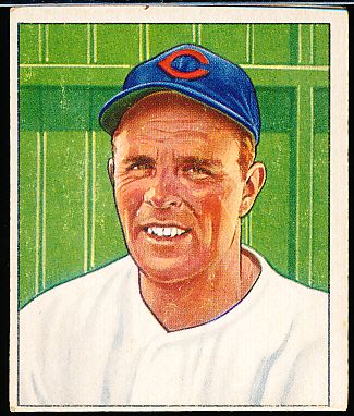 1950 Bowman Bb- #79 Johnny VanderMeer, Cubs
