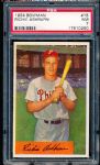 1954 Bowman Baseball- #15 Richie Ashburn, Phillies- PSA NM 7