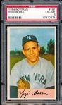 1954 Bowman Baseball- #161 Yogi Berra, Yankees- PSA Ex-Mt 6 