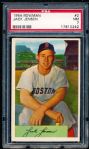 1954 Bowman Baseball- #2 Jackie Jensen, Red Sox- PSA NM 7 
