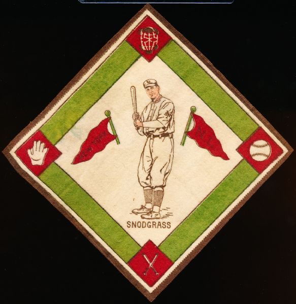 1914 B18 Blanket- Snodgrass, New York NL- Green Base Paths Version