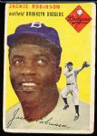 1954 Topps Baseball- #10 Jackie Robinson, Dodgers