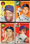1954 Topps Baseball- 4 Cards