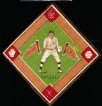 1914 B18 Blanket- Jeff Sweeney, New York AL- Green Base Paths Version
