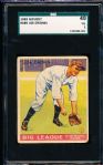 1933 Goudey Baseball- #189 Joe Cronin, Washington- SGC 40 (VG 3)
