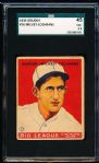 1933 Goudey Baseball- #76 Mickey Cochrane, Phila A’s- SGC 45 (Vg+ 3.5)- Hall of Famer!