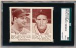 1941 Double Play Baseball- #51 Newsom/ #52 Hank Greenberg (Tigers)- SGC 50 Vg-Ex (4)