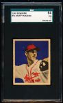 1949 Bowman Bb- #54 Marty Marion, Cardinals- SGC 84 (NM 7)- Cream colored back.