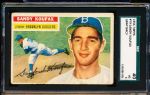 1956 Topps Baseball- #79 Sandy Koufax, Dodgers- SGC 40 (Vg 3) – gray back.