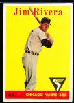 1958 Topps Bb- #11 Jim Rivera, White Sox- Yellow Team Variation