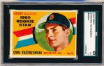 1960 Topps Baseball- #148 Carl Yastrzemski RC- SGC 60 (Ex 5)