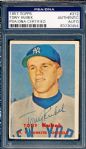 1957 Topps Bsbl. #312 Tony Kubek RC, Yankees- Tough Series, Autographed- PSA/DNA Slabbed/ Certified