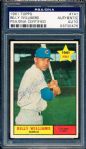 1961 Topps Bsbl. #141 Billy Williams, Cubs- Autographed- PSA/DNA Certified/ Slabbed