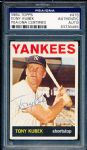 1964 Topps Bsbl. #415 Tony Kubek, Yankees- Autographed- PSA/DNA Certified/ Slabbed