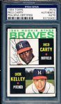 1964 Topps Bsbl. #476 Rico Carty RC, Braves- Autographed- PSA/DNA Certified/ Slabbed