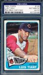 1965 Topps Bsbl. #145 Luis Tiant RC, Indians- Autographed- PSA/DNA Certified/ Slabbed