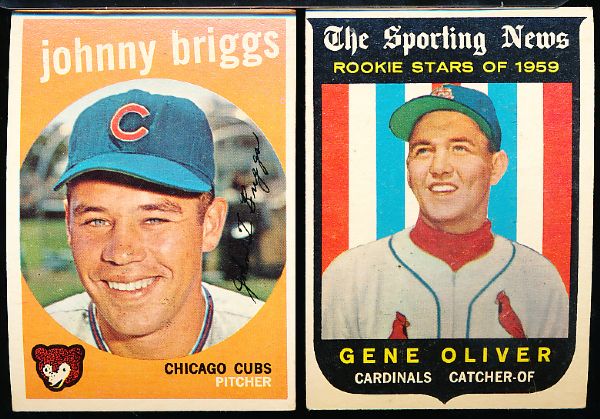 1959 Topps Bb- 10 Cards