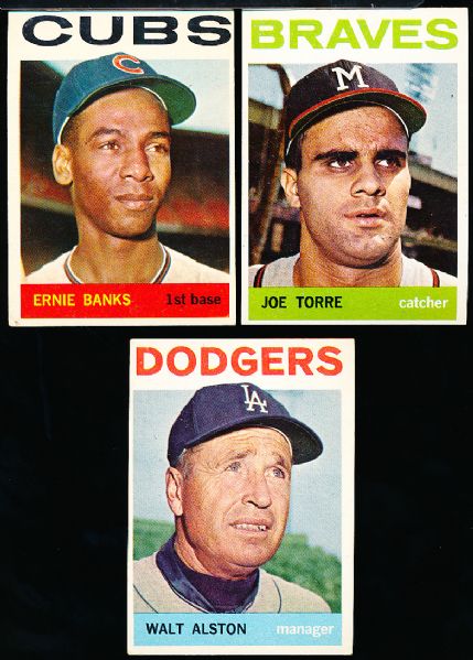 1964 Topps Bb- 3 Diff. 