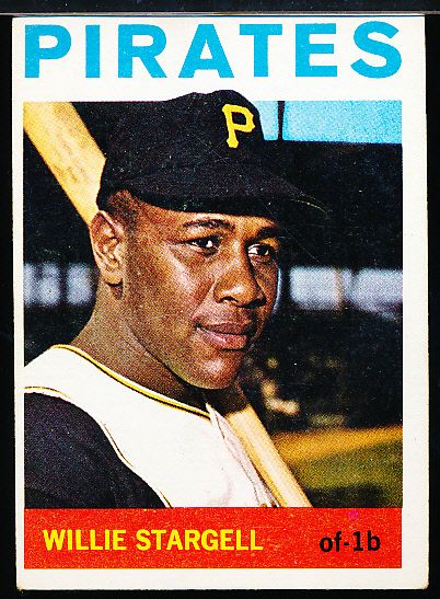 1964 Topps Bb- #342 Willie Stargell, Pirates