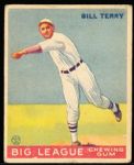 1933 Goudey Baseball- #20 Bill Terry, Giants