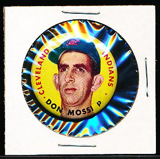 1956 Topps Baseball Pin- Don Mossi, Cleveland Indians