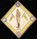 1914 B18 Baseball Blanket- Del Gainor, Detroit A.L.- White infield Version