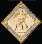 1914 B18 Baseball Blanket- Rabbit Maranville, Boston NL- White Infield