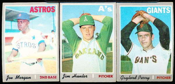 1970 Topps Bb- 9 Cards