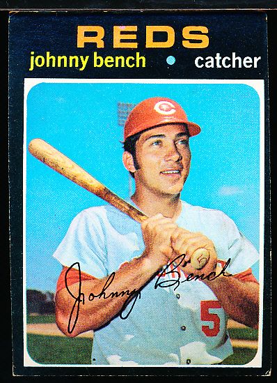 1971 Topps Bb- #250 Johnny Bench, Reds