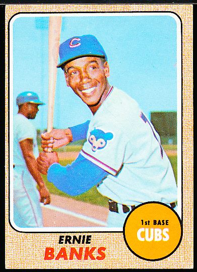 1968 T Bb- #355 Ernie Banks, Cubs