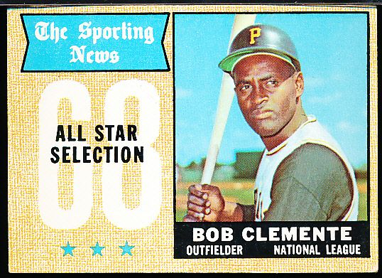1968 T Bb- #374 Clemente AS