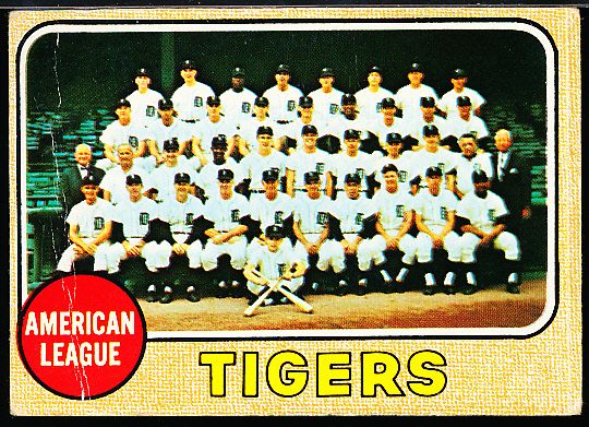 1968 T Bb- #528 Tigers Team